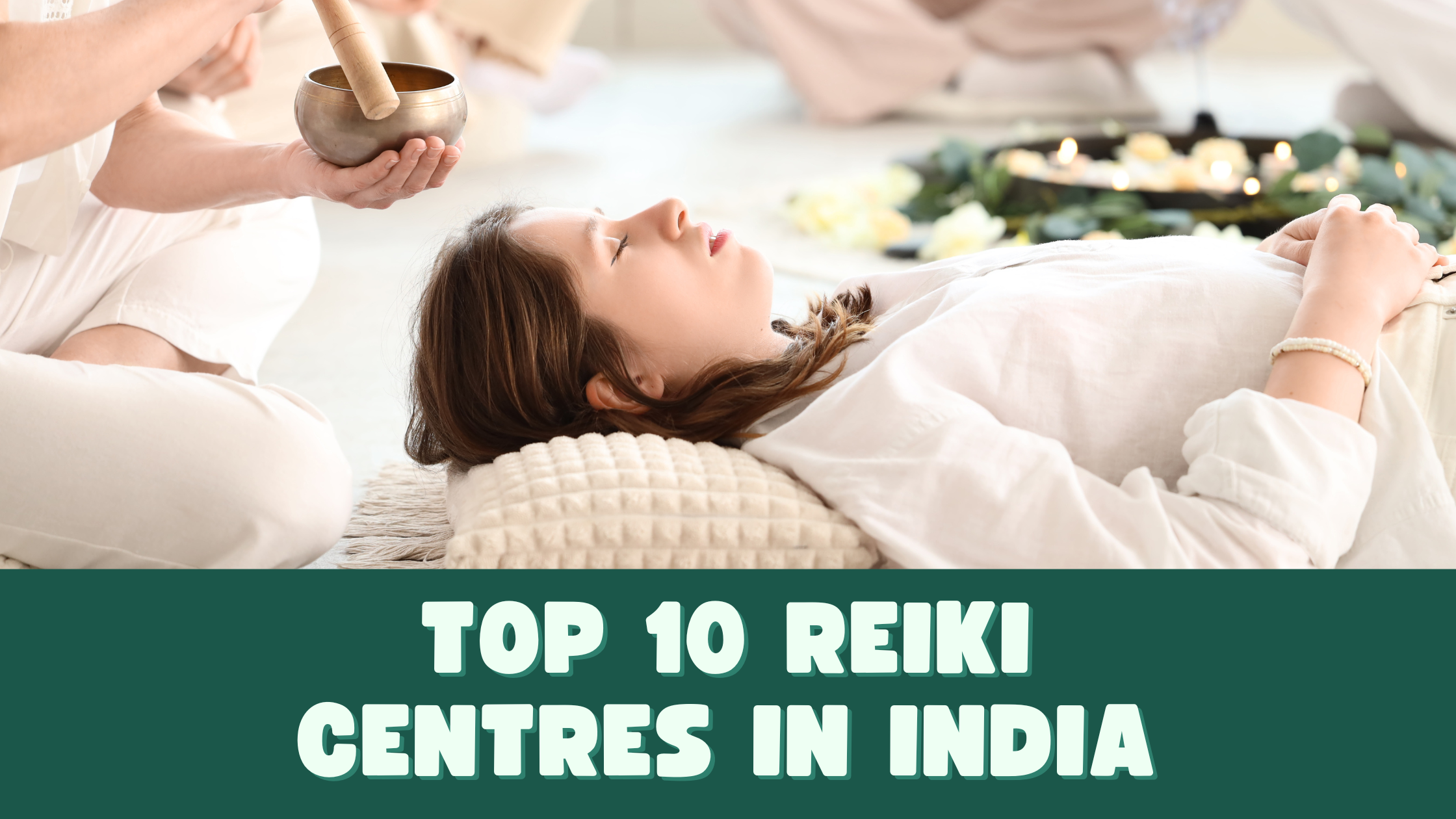 Woman receiving Reiki energy healing therapy in a peaceful wellness centre – featured in Finding InnerSelf’s guide to the top 10 Reiki centres in India for stress, anxiety, and holistic balance.